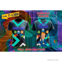 2023 New CONTACT TRACER FULLY SUBLIMATED TSHIRTS Batch 3(FREE CUSTOM NAME LOGO) Summer Fashion T-shirt