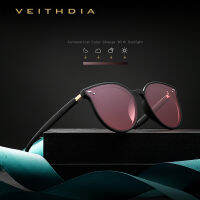 VEITHDIA ยี่ห้อ P Hotochromic ผู้หญิงแฟชั่นแว่นกันแดด P Olarized กระจก UV400เลนส์วินเทจวันคืนคู่อาทิตย์แว่นตาหญิง V8520