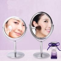 Portable Women  Makeup Mirror Normal and Magnifying Double-sided Mirror Mirrors