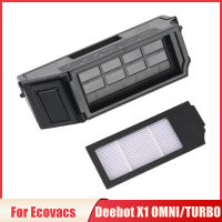 เปลี่ยนสำหรับ Ecovacs Deebot X1 OMNITURBO เครื่องดูดฝุ่นหุ่นยนต์กล่องเก็บฝุ่น Hepa กรองภาชนะบรรจุฝุ่นอุปกรณ์เสริม