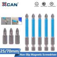 XCAN Non Slip Magnetic Screwdriver Bit 1/4inch Hex Shank Cross Head Screwdriver Drill Bit 25 150mm