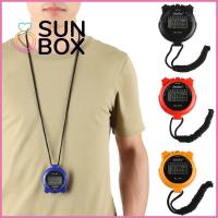 SUN BOX กันน้ำ แยกรอบ วิ่งฟิตเนส การฝึกอบรม หน่วยความจำนาฬิกาจับเวลา จอแสดงผลดิจิตอล กีฬานาฬิกาจับเวลาจับเวลา นาฬิกาจับเวลาอิเล็กทรอนิกส์จับเวลา