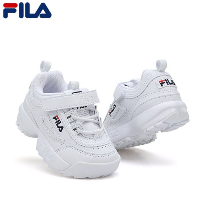 FILA Disruptor 2 White FK1HTB1013X Toddler Shoes | PH