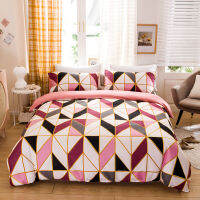 Nordic Geometric Lattice Print Bedding Sets Duvet Linens Sheet Duvet Cover 220x240 housse de couette parure de lit 2 personnes