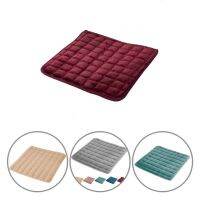 ❧ Attractive Seat Cushion Pad Hard to Fade Chair Cushion Pad Durable Bright-colored Stretchy Warm-keeping Chair Cushion Pad