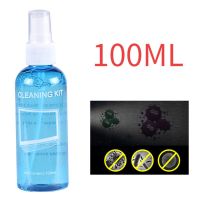 3 Pcs/Set Screen Cleaner Solution for Laptop/Phone/ iPad/Eyeglass Cleaner Includes Spray + Brush + Cleaning Cloth Lens Cleaners