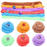 6 Colors Fluffy Butter Slime 180ml Slime Super Soft Stretchy &amp; Non Sticky DIY Sludge Toy Safe &amp; Environmentaly Slime Kids Gifts Clay  Dough