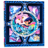 Spot moonlight zoo original English picture book the moonlight zoo exquisite childrens illustrated story book hollowed out design parent-child interaction bedtime fairy tale picture book enlightenment cognition picture book paperback open