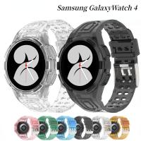 สายโปร่งใสสำหรับ Samsung Galaxy Watch 5 4 40มิลลิเมตร44มิลลิเมตรสร้อยข้อมือสายรัดข้อมือ Galaxy Watch 4คลาสสิก46มิลลิเมตรวงเข็มขัด