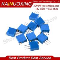 10pcs 3296W 3296 50 100 200 500 ohm 1K 2K 5K 10K 20K 50K 100K 200K 500K 1M ohm 103 100R 200R 500R Trimpot Trimmer Potentiometer