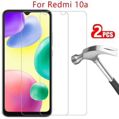 [spot goods66]สัญญา♞กระจกนิรภัยบนป้องกัน10a Xiaomi Redmi กระจกนิรภัยสำหรับ10 Redmi10a ฟิล์ม A10 Xiomi Ksiomi Readmi Remi สีแดง Mi