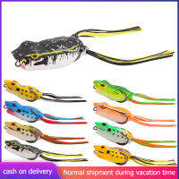 ประกันคุณภาพเหยื่อกบจำลองตกปลาลอยน้ำเหยื่อ Crankbait เหยื่อแบบนิ่มเทียมสำหรับปลากะพง Walleye Pike Muskfish Carp Roach Troach