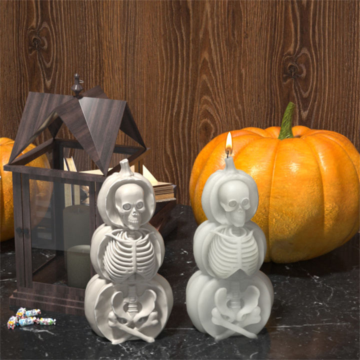 triple-pumpkin-skull-candle-mold-soap-resin-crystal-mold-triple-pumpkin-candle-mold-skull-candle-mold-pumpkin-skeleton-candle-mold