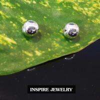 INSPIRE JEWELRY ต่างหูรูปทรงกลม หน้ามันเงาสีเงิน มีสองขนาดให้เลือกคือ 3min and 5min แฟชั้นอินเทรนชั้นนำ งานเกรดพรีเมี่ยม งานปราณีตพร้อมกล่องทองกลมสีแดงฝาขาวขุ่นสวยงาม น่ารัก ใส่ถอดง่าย ใส่ได้กับเสื้อผ้าชุดแบบ ของขวัญวันเกิด วันแม่ ปีใหม่ วาเลนไทน์