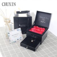 Surprise Gift Box Soap Flower Box Packing Set Artificial Flower Creative Gift Boxes Valentines Day Birthday Gift Decor