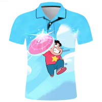 3D Printed Polo Shirt Men Ropa Steven Universe Polo Homme Fashion Camisas Streetwear Casual Hombres Harajuku Cool Short Sleeve{trading up}