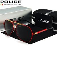 POLICE Men Polarized Sunglasses For Men Women Aluminum Magnesium Sun Glasses Driving Glasses Rectangle Shades For Men Eyewear Cycling Sunglasses