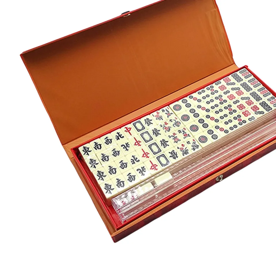 TOYANDONA 1 Conjunto Mini Mahjong Jogo De Lazer Em Família Conjunto De  Jogos Mahjong Jogos De Mahjong Tradicionais Chineses Conjunto De Mahjong