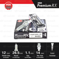 NGK หัวเทียน Premium RX ขั้ว Ruthenium【 LKAR7ARX-11P 】ใช้สำหรับ Mazda2 / Mazda3 Skyactive / CX-5 / Toyota Altis 1ZRFE / 2ZRFE / 3ZRFE [ ใช้อัพเกรด ILKAR7B11 / ILKAR7L11 / SC20HR11 ] - Made in Japan