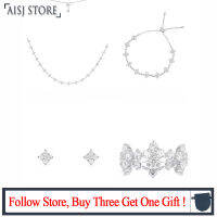 March The New 925 Sterling Silver Earrings Necklace celet Ring Teardrop Shaped Butterfly Luxury nd Monaco Jewelry Gift