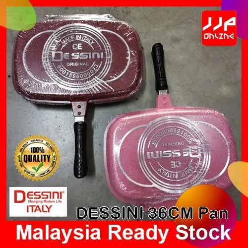 High Quality 36CM Double Sided Foldable Grill Frying Pan BBQ Kuali Panggang  Besar Periuk Pemanggang bbq Pemanggang ajaib