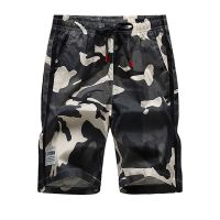 COD SDFERTREWWE 100 Cotton Men Cargo Short Pants Camouflage Shorts Drawstring Shorts M-5XL