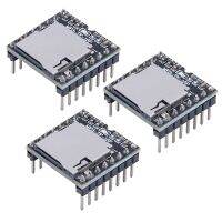 3X DFPlayer Mini MP3 Player Module for Arduino Black