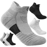 Pair Running Stockings Men Short Socks thick Sweat Sweat-Absorbent Outdoor Sports Walking Stockings Basketball Stockings