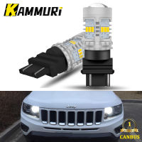 (2) Canbus White 3157 P277W P27 7W T25 LED Bulbs Daytime Running Lights DRL For Jeep Compass 2011 2012 2013 2014 2015 2016