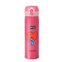 KPOP BTS BT21 Vacuum Cup Water Thermos Bottle Heat Preservation