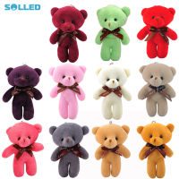 13cm Bear Plush Doll Stuffed Keychain Pendant Cute Bear Plush Toys For Kids Gifts Keychain Backpack Decoration