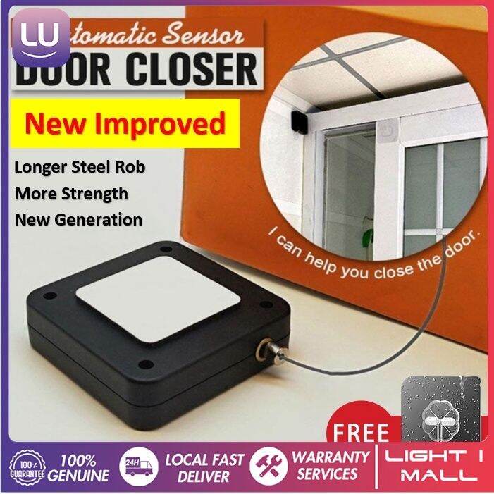 Automatic Sensor Door Closer PunchFree Sliding Door Closer Spring Home