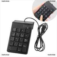 Emprichhigh USB Number Pad Numpad Numeric Keypad 18 Keys Keyboard For Laptop Deskto PC New