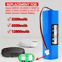 Replacement For XiaoMi Lydsto R1 Roidmi Eve Plus Viomi S9 Robot Vacuum Cleaner Battery Pack Capacity 12800mAh Accessories Parts