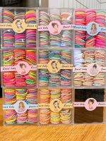 [HOT] 90ชิ้น/เซ็ตหญิง Fine Boxed สียืดหยุ่นที่รัดผมเด็กที่รัดผม Scrunchie ยางแถบคาดศีรษะแฟชั่นเครื่องประดับผม