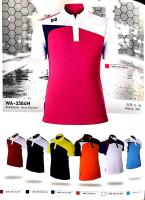 WARRIX SPORT เสื้อโปโล WA-3304M-RW (สีแดง-ขาว)