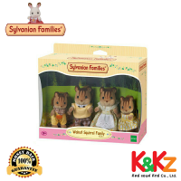 Sylvanian Families Walnut Squirrel Family / ซิลวาเนียน แฟมิลี่ ครอบครัวกระรอกวอลนัท