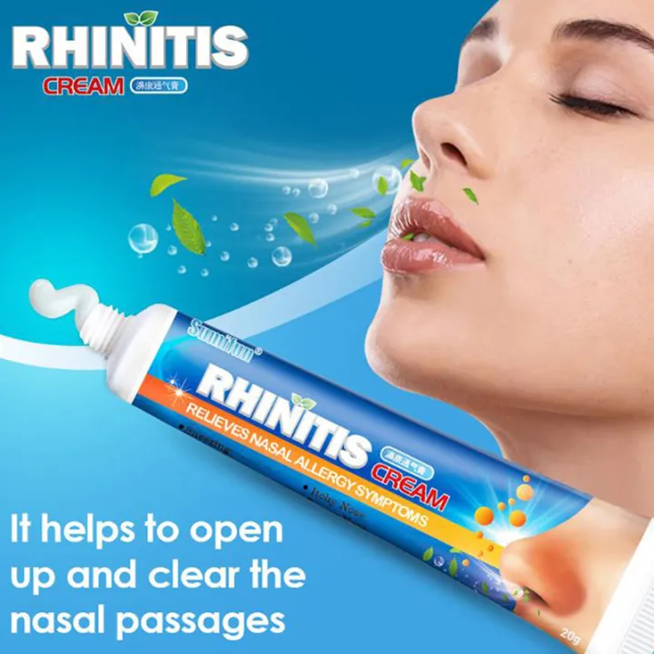 QIPING Nasal Ointment Runny Rhinitis Sinusitis Cream Sneezing Mint ...