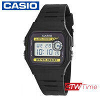 Casio Standard นาฬิกาข้อมือผู้ชาย/ผู้หญิง สายเรซิ่น รุ่น F-94WA-9DG - สีดำ