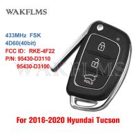 ชิป4060 433Mhz สำหรับ Hyundai Tucson 2016 2017 2018 2019 2020รถรีโมทที่ห้อยกุญแจชิป95430 Mhz 95430-D3100 Fcc Id D3110: Rke-4f22