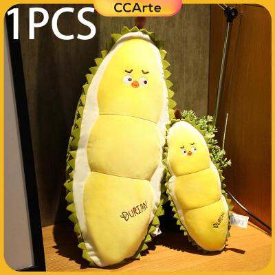 CCArte ตุ๊กตาหนานุ่มทุเรียนกอดผลไม้ทุเรียน Boneka Mainan สำหรับเด็กนอน