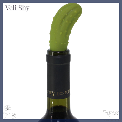 [Veli Shy] ฝาฝาปิดขวดไวน์แดงแชมเปญปิดผนึกสุญญากาศหมุนเวียนซิลิโคน1ชิ้น