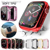 Watch Cover case For Apple Watch series 8 7 6 5 bands 42mm 38mm 40mm 44mm Slim TPU case Protector for iWatch 4 3 45mm 41mm Frame