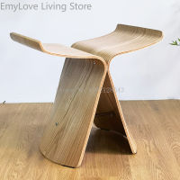 Ins Butterfly Chair Stool Wild Living Room Ottoman Stools Shoe Replacement Stool Creative Small Bench Art-Stool Display пуфик