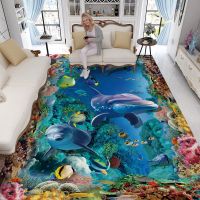 【CW】 Floor Landscape Pattern Room Carpets 200x300 Sofa Bedroom Bedside Rugs Non