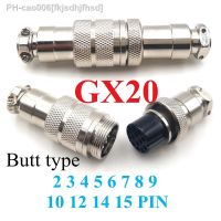 1Set GX20 Butt type Aviation Plugs Sockets M19 Aero Aerial plug 2 3 4 5 6 7 8 9 10 12 14 15PIN DF20 Aviation Connector