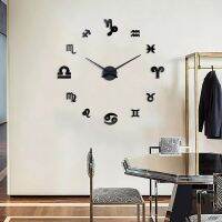 2023 High Quality 31-47-Inch Constellation Diy 3d Wall Clock Quartz Home Office Decoration Clock Free Shipping