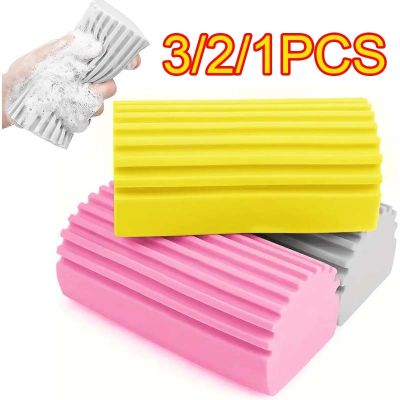 ✹◕☌ Reusable Washable Sponges Catches Dust Clean Powder Brush Duster Set Magical Tool Cleaning Blinds Vents Radiators Mirrors Window