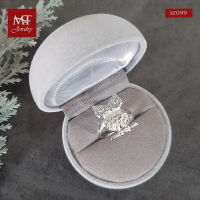 MT แหวนเงินแท้ รูปนกฮูก แฟนซี ไซส์ : 53, 56, 58 Solid 925 Sterling Silver Ring (sr099) MT Jewelry มณีธารา