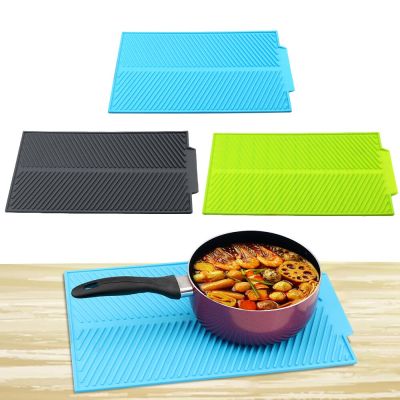 Premium Heat Resistant Durable Cushion Pad Kitchen Accessories Water Filter Pad Silicone Mat Tableware Coaster Table Placemats